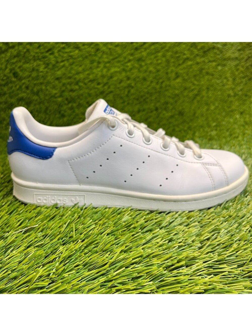 Adidas Stan Smith Boys Size 5Y White Athletic Leather Walking Shoes Sneakers